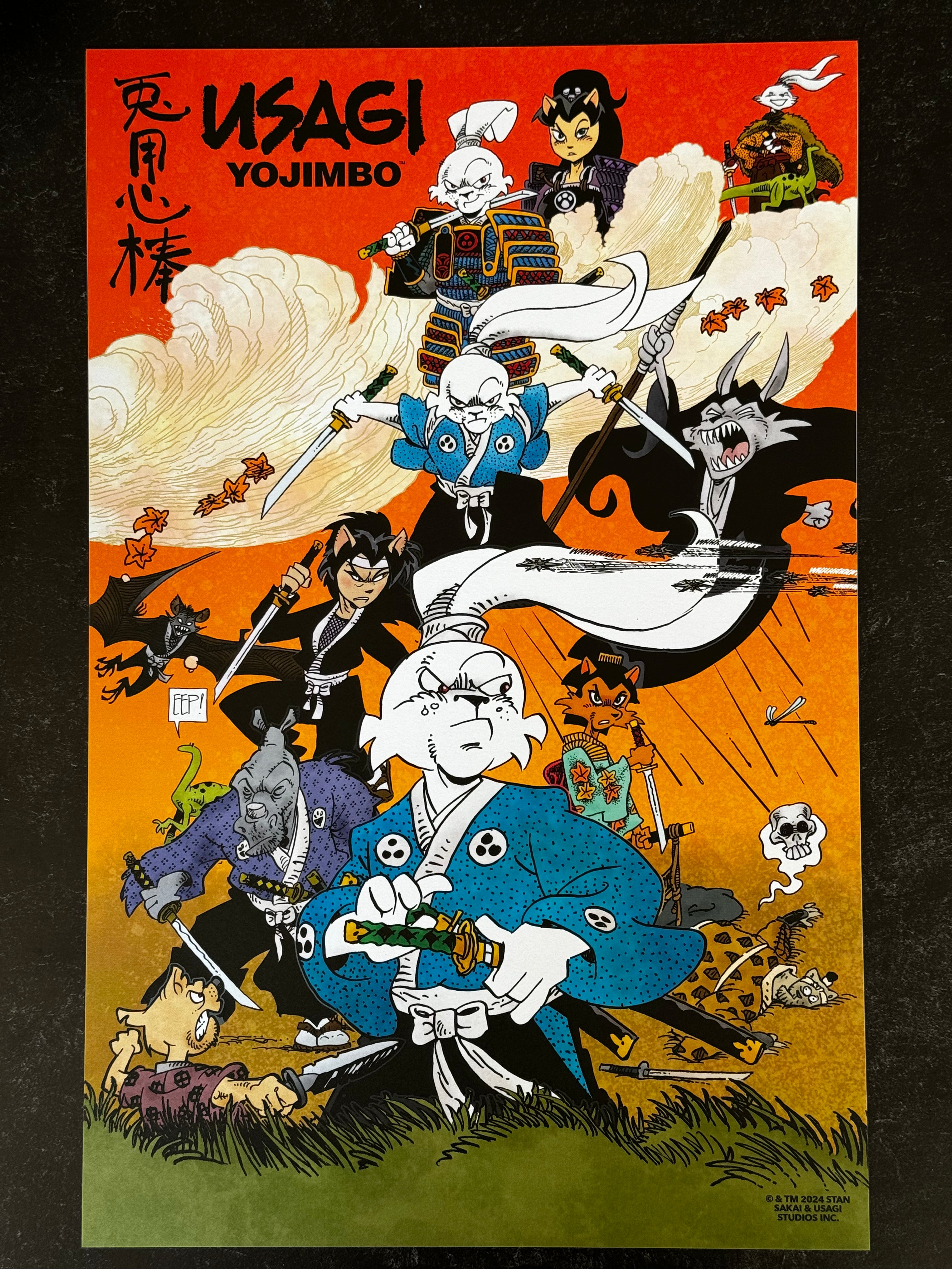 Usagi ページ 40th Anniversary | 11x17 Print – Usagi Studios