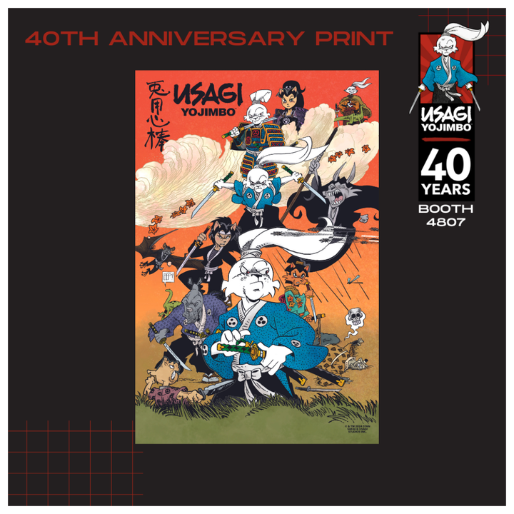 40th Anniversary | 11x17 Print – Usagi Studios
