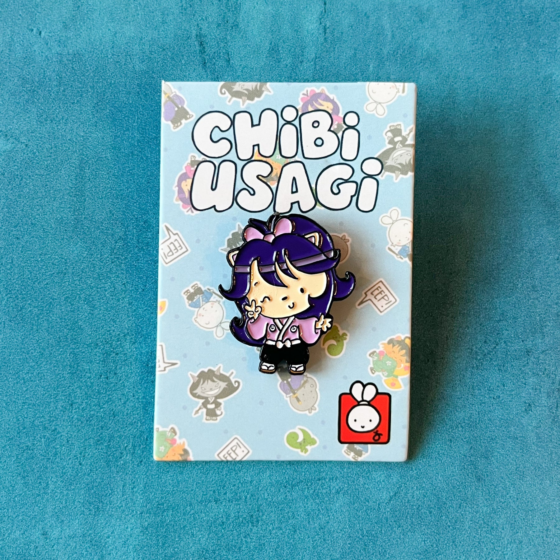 Chibi Pin Merch Chibi Peace Sign Pins – Usagi Studios