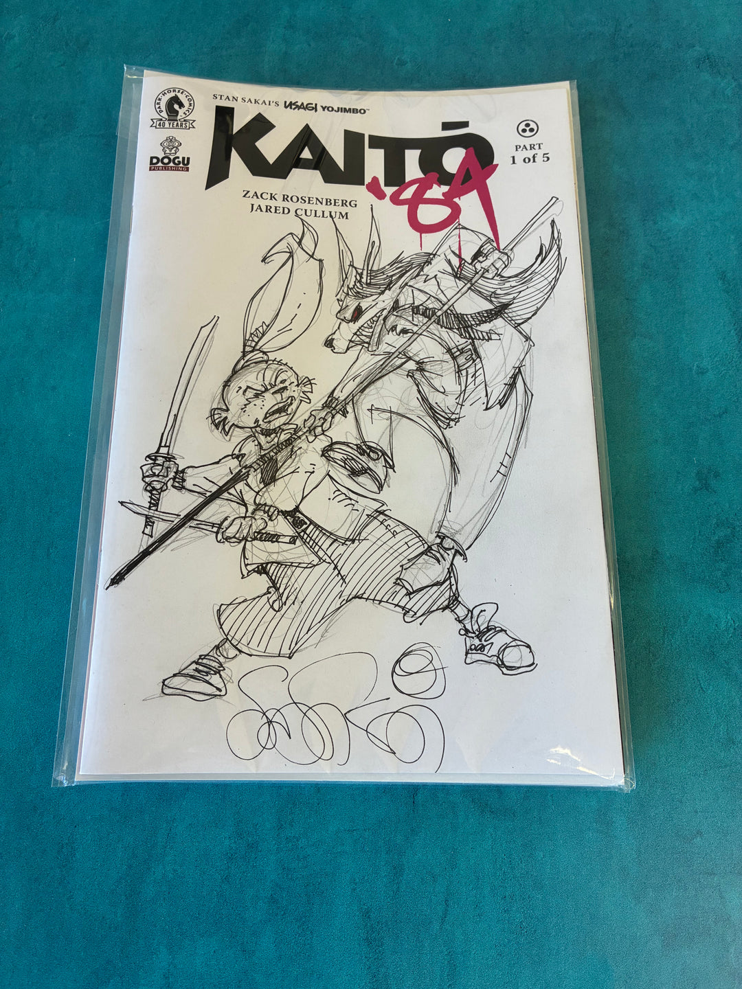Quick Sketch on Kaito '84 #1 Sketch Cover | Comic – Usagi Studios Quick Sketch on Kaito '84 #1 Sketch Cover | Comic – Usagi Studios