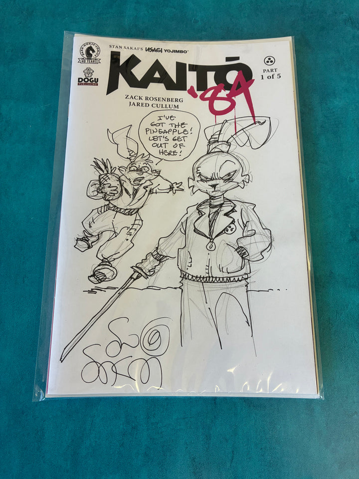 Quick Sketch on Kaito '84 #1 Sketch Cover | Comic – Usagi Studios