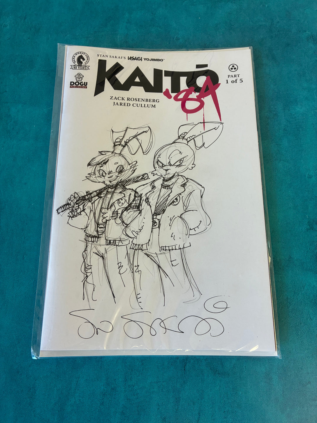 Quick Sketch on Kaito '84 #1 Sketch Cover | Comic – Usagi Studios