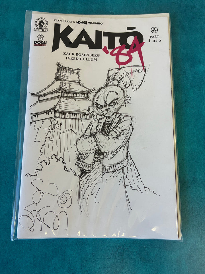 Quick Sketch on Kaito '84 #1 Sketch Cover | Comic – Usagi Studios