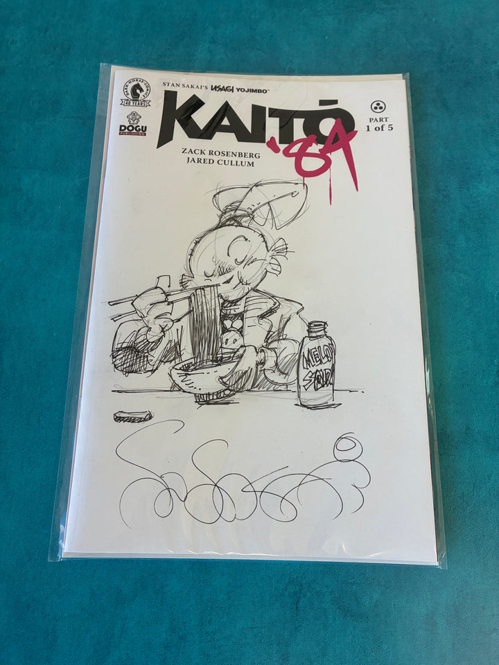 Quick Sketch on Kaito '84 #1 Sketch Cover | Comic – Usagi Studios