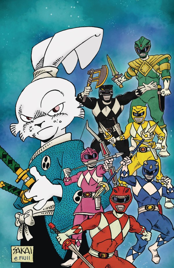 Mighty Morphin Power Rangers X Usagi Yojimbo #1 Variants | Comic